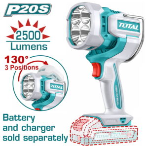 TOTAL ΕΠΑΓΓ. ΠΡΟΒΟΛΕΑΣ LED ΜΠΑΤ. Li-ion 20V / 22.5W / 2.500 Lumens ΧΩΡΙΣ ΜΠΑT & ΦΟΡΤΙΣΤΗ (TWLI20885)