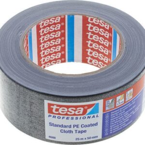 Tesa ®Υφασμάτινη Ταινία Professional Standard Black 4688-00042-00 (50mm x 25m)