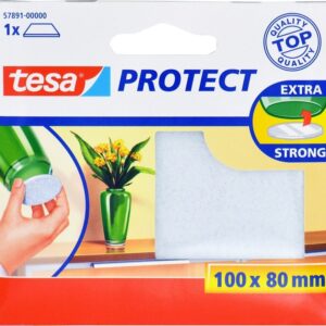 Tesa® Τσοχάκια Τετράγωνα (100x80mm) Λευκά