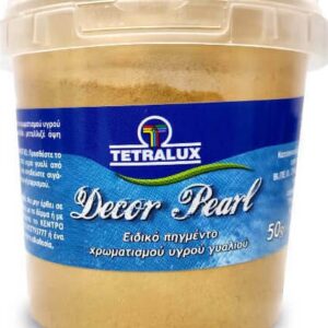 Tetralux Decor Pearl Πέρλα Χρωματισμού Υγρού Γυαλιού P3511 Χρυσή Ανοιχτή 50gr