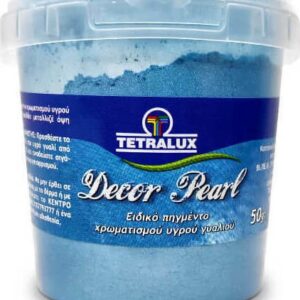 Tetralux Decor Pearl Πέρλα Χρωματισμού Υγρού Γυαλιού P4001 Μπλε 50gr