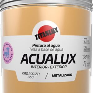 Titan Acualux Metal Μεταλλικό Χρώμα Oro Rojizo No860 250ml