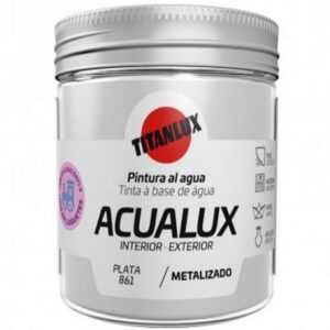 Titan Acualux Metal Μεταλλικό Χρώμα Plata No861 250ml