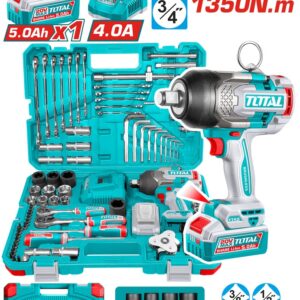 Total THKTHP31262 Μπουλονόκλειδο Μπαταρίας 20V 1x5Ah με Υποδοχή 3/4"