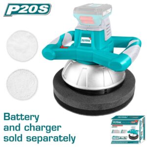 Total Έκκεντρος Αλοιφαδόρος 20V Solo με Ταχύτητα 2500rpm & Ρύθμιση Στροφών
