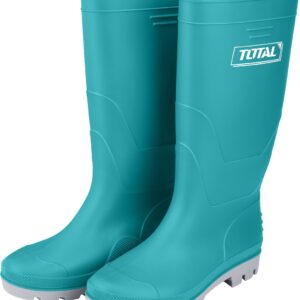Total Αντιολισθητικές Unisex Γαλότσες Εργασίας Γονάτου σε Τιρκουάζ Χρώμα