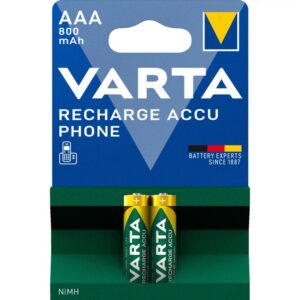 Varta Accu Phone Power Επαναφορτιζόμενες Μπαταρίες AAA Ni-MH 800mAh 2τμχ