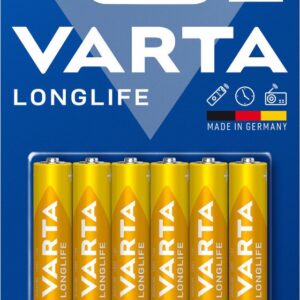 Varta LongLife Αλκαλικές Μπαταρίες AAA 1.5V 6τμχ (#120313)