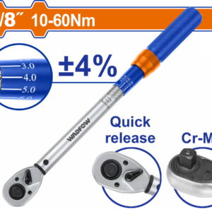 WADFOW ΔΥΝΑΜΟΚΛΕΙΔΟ 3/8" 295mm / 10-60Nm (WWQ6D11)