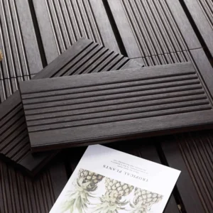 Bamboo Δάπεδο Εξωτερικού Χώρου 2×14×185 εκ. – Ανθρακί