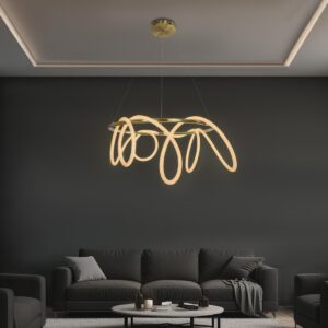 kelvo Glow Κρεμαστό Φωτιστικό Λευκό LED με Ρυθμιζόμενο Λευκό Φως 100x100x40εκ. KLV-101-0164