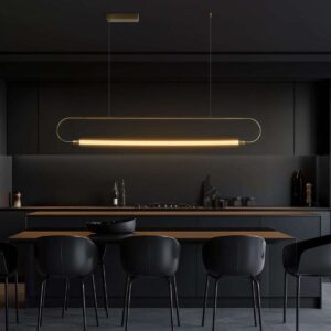 kelvo Glow Κρεμαστό Φωτιστικό Λευκό LED με Ρυθμιζόμενο Λευκό Φως 120x17x17εκ. KLV-101-0177