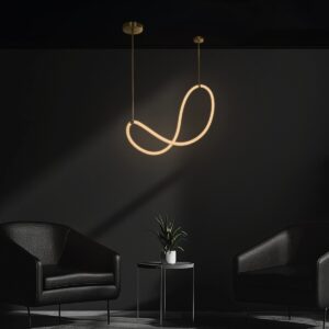 kelvo Glow Κρεμαστό Φωτιστικό Λευκό LED με Ρυθμιζόμενο Λευκό Φως 20x35x120εκ. KLV-101-0156