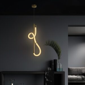 kelvo Glow Κρεμαστό Φωτιστικό Λευκό LED με Ρυθμιζόμενο Λευκό Φως 30x17x66εκ. KLV-101-0160