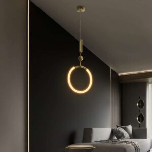 kelvo Glow Κρεμαστό Φωτιστικό Λευκό LED με Ρυθμιζόμενο Λευκό Φως 30x6x60εκ. KLV-101-0175