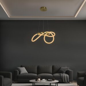 kelvo Glow Κρεμαστό Φωτιστικό Λευκό LED με Ρυθμιζόμενο Λευκό Φως 40x40x30εκ. KLV-101-0161