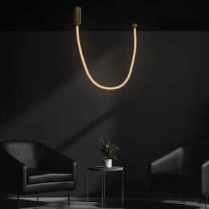kelvo Glow Κρεμαστό Φωτιστικό Λευκό LED με Ρυθμιζόμενο Λευκό Φως 90x9x95εκ. KLV-101-0155
