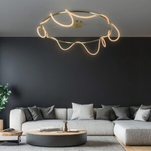 kelvo Glow Πλαφονιέρα Οροφής 150εκ. Λευκή με Ενσωματωμένο LED KLV-101-0151