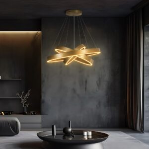 kelvo Venom Κρεμαστό Φωτιστικό Λευκό LED με Ρυθμιζόμενο Λευκό Φως 80x80x80εκ. KLV-101-0201
