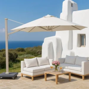 Premium Ομπρέλα Κήπου Ø3.5m Μπεζ