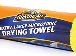 Armor All XL Πανί Μικροϊνών Στεγνώματος για Αμάξωμα Αυτοκινήτου Κίτρινο 80x58cm 040009100