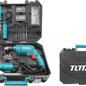 Total THKTHP1192 Σετ Δράπανο & Δραπανοκατσάβιδο 12V με 1 Μπαταρία 1.5Ah και Θήκη