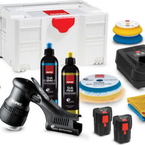Rupes HLR75 Lux Mini Περιστροφικός Αλοιφαδόρος 18V 2x2.5Ah με Ταχύτητα 3000-5500rpm & Ρύθμιση Στροφών ("ΜΕΓΑΛΟ ΚΙΤ")