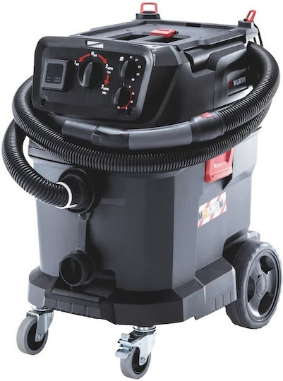 Wurth ISS 40 Σκούπα Υγρών / Στερεών 1380W με Πλαστικό Κάδο 39lt