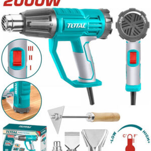 Total TB20045 Πιστόλι Θερμού Αέρα 2000W με Ρύθμιση Θερμοκρασίας εως και 550°C