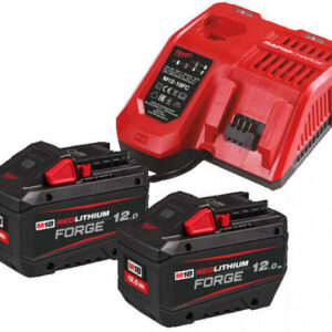 MILWAUKEE - FORGENRG-122 Σετ 2 μπαταρίες 12.0Ah και ταχυφορτιστή (4933498610)