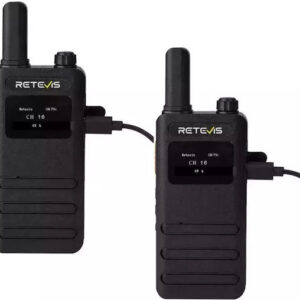 Retevis B63s Ασύρματος Πομποδέκτης PMR 0.5W με Μονόχρωμη Οθόνη Σετ 2τμχ