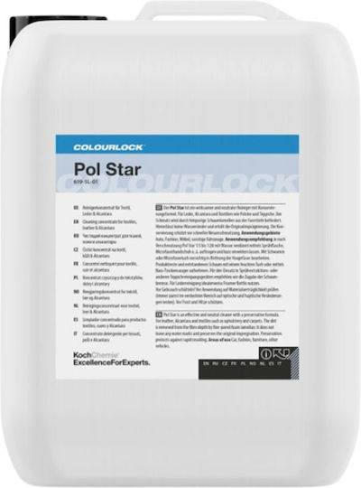 Pol Star Po Koch-chemie Καθαριστικό Υφάσματα Δέρμα Αλκαντάρα 5lt (#619-5L) - Image 2