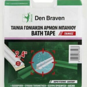 Αυτοκόλλητη ταινία μπάνιου DEN BRAVEN - 40mmX2,4m DEN BRAVEN