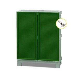 Δίφυλλη Ντουλάπα Πλαστική με 1 Ράφι 70x39x92εκ. C70/092