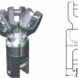 Στριφτάρι Άγκυρας Inox A4 M8304 - 45mm - (m8304-45)
