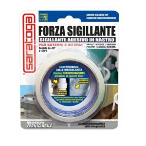 Ταινία Στεγανοποίησης εως και 70°C Διάφανη Saratoga Forza Sigillante 38mm x 1.5m