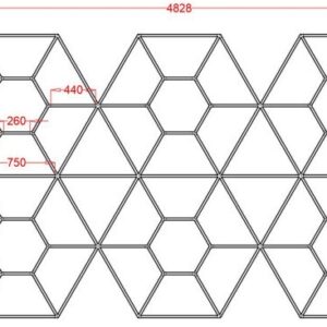 Φωτιστικό Led Diamond 6102 279,6cm X 482,8cm