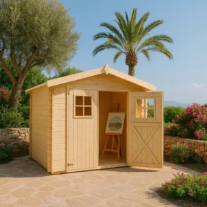 Ξύλινο Σπιτάκι – Αποθήκη Κήπου 246 × 246 εκ.
