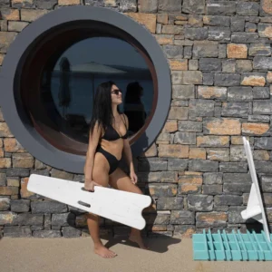 Ξύλινο Κάθισμα Παραλίας Beach Pad 30 × 120 εκ. - BEACH PAD | ΛΕΥΚΟ