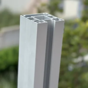 Κολώνα ανοδιωμένο αλουμίνιο ματ - 7,5 x 7,5 x 180εκ.