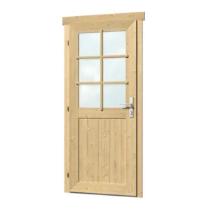 Ξύλινη Πόρτα Μονόφυλλη 40mm – 83,5 × 190 cm