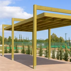 Πέργκολα Ξύλινη Μεσόγειος 350×700 εκ.