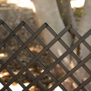 Καφασωτό Συνθετικό PVC 100 x 200εκ. - Μαύρο