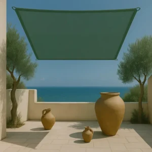 Πανί Σκίασης Τετράγωνο 280gsm Premium 3,6 x 3,6m Olive