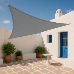 Πανί Σκίασης Τρίγωνο 280gsm Premium 3,6 x 3,6 x 3,6m - Γκρι