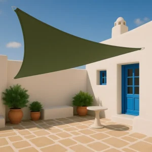 Πανί Σκίασης Τρίγωνο 280gsm Premium 5 x 5 x 5m Olive