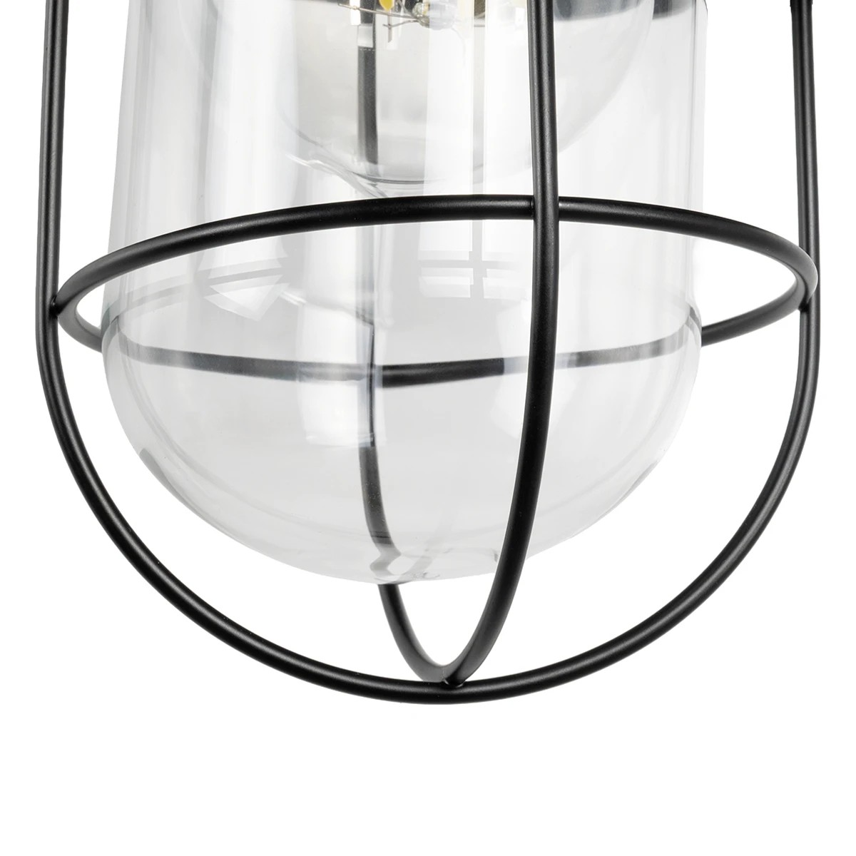 GLOBOSTAR® CELL 01118 Vintage Φωτιστικό Τοίχου - Απλίκα με Ντουί 1 x E27 AC 220-240V IP20 - Μαύρο - Μ26.5 x Π32 x Υ30cm - Image 8