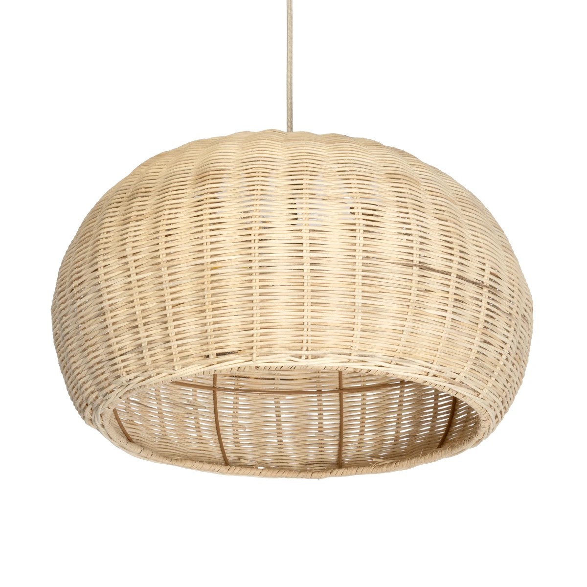 GLOBOSTAR® DE LA MER 01624 Boho Κρεμαστό Φωτιστικό Οροφής με Ντουί 3 x E27 AC 220-240V IP20 - Μπεζ - Μ45 x Π45 x Υ24cm - Image 8