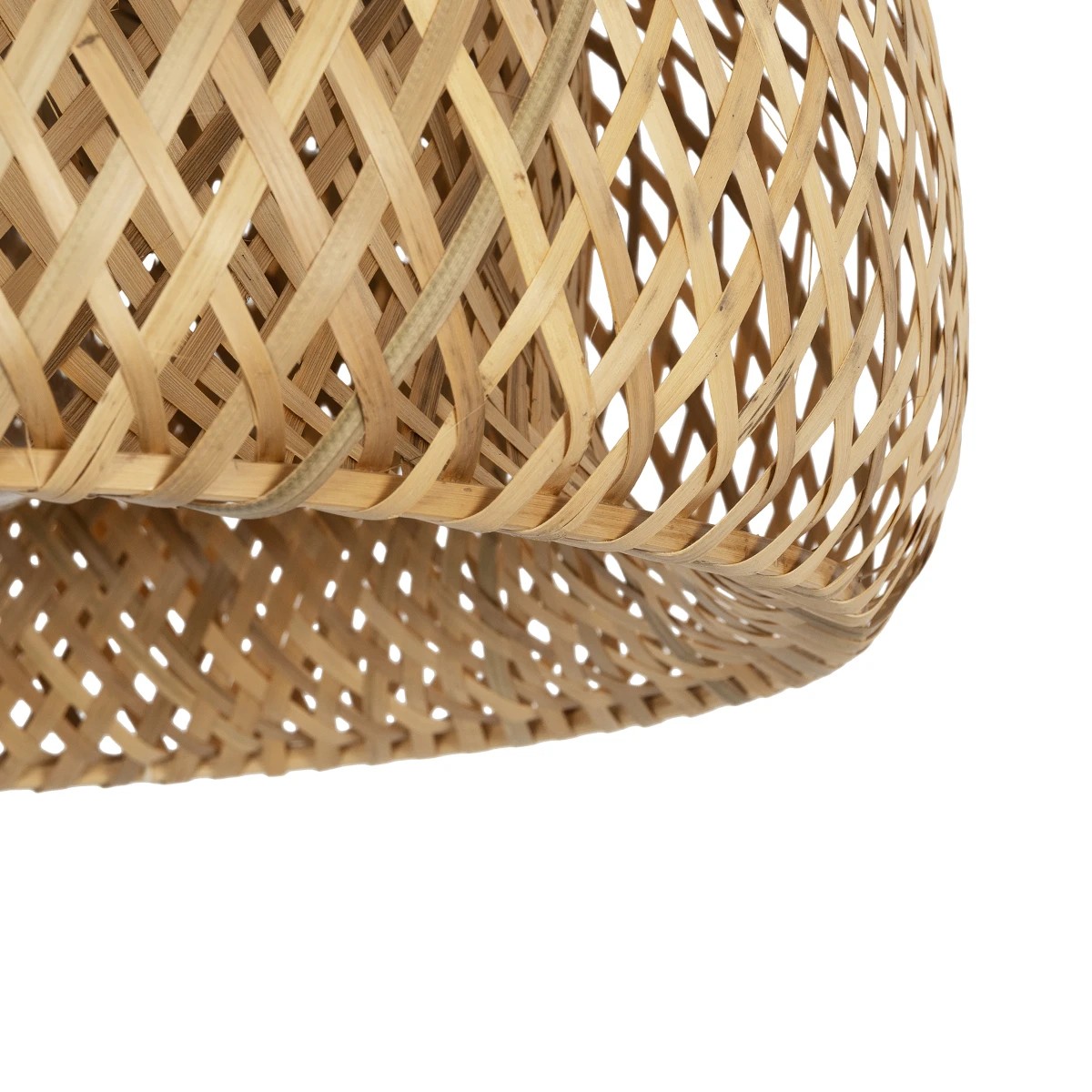 GLOBOSTAR® SAN TROPEZ 01626 Boho Κρεμαστό Φωτιστικό Οροφής με Ντουί 1 x E27 AC 220-240V IP20 - Μπεζ - Μ38 x Π38 x Υ22cm - Image 7