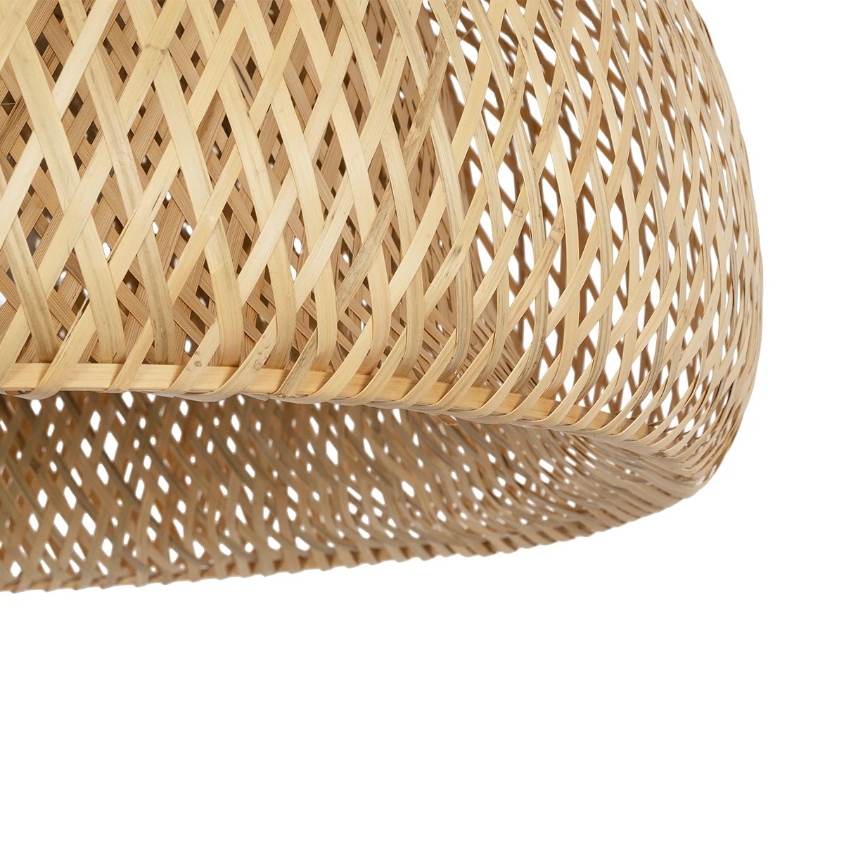 GLOBOSTAR® SAN TROPEZ 01627 Boho Κρεμαστό Φωτιστικό Οροφής με Ντουί 1 x E27 AC 220-240V IP20 - Μπεζ - Μ60 x Π60 x Υ29cm - Image 7